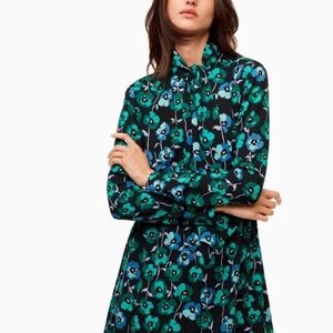 Sunday Best Veronica Dress Size S from Aritzia Dark Floral Print Career